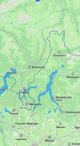 Map with 0 view angle