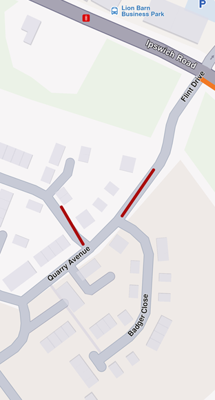 Display marker with coordinates on different parts