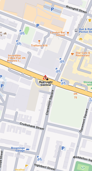 Red Light Control Overlay Item