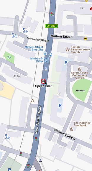 Speed Limit Overlay Item